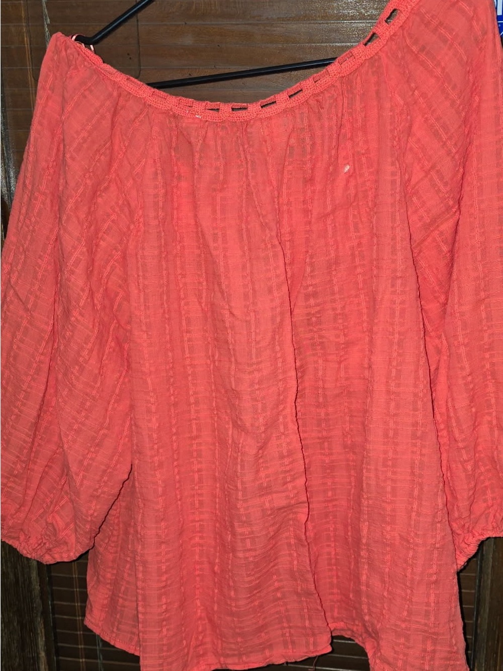 Women’s Coral Boho Top